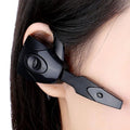 YITHOR Bluetooth Ear Hook Headset with Mic | USB Rechargeable Bluetooth Headset QXL Black