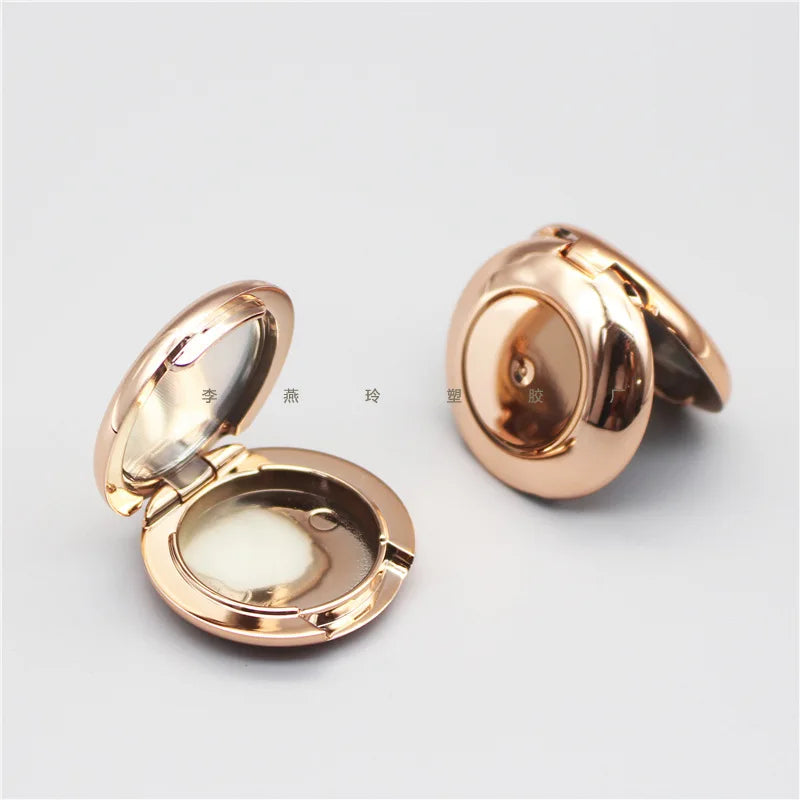 25mm Round Eyeshadow Case | Mini Portable Cosmetic Sample Box Cosmetic Sample Case QXL