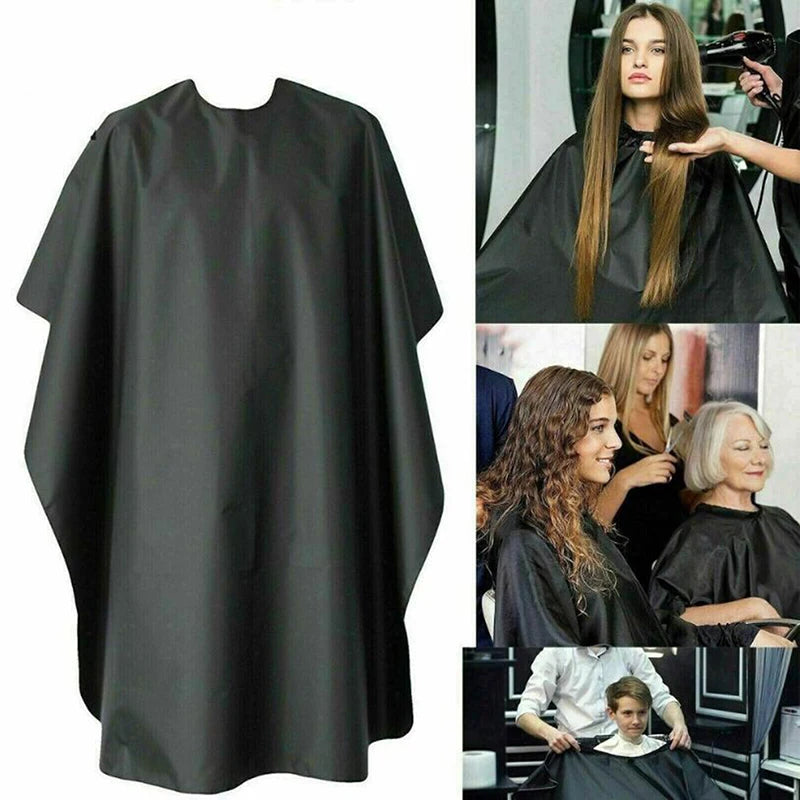 Unisex Hairdressing Cape | Waterproof Black Salon Gown 140×90 Hairdressing Cape QXL