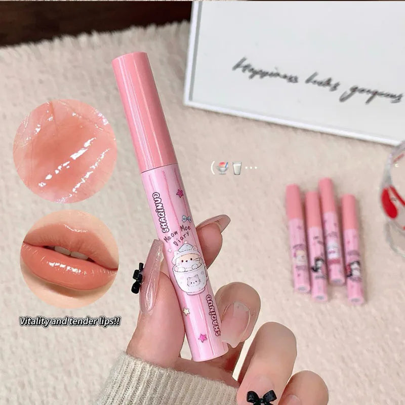 6-Piece Mirror Lip Gloss Set – Waterproof Moisturizing Lip Tint Lip Gloss Set QXL