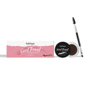 Eelhope Waterproof Eyebrow Tint Cream & Double-Ended Brush Eyebrow Tint Cream QXL dark brown