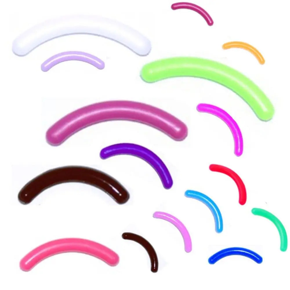 30-Pack Silicone Eyelash Curler Replacement Pads – 3 Colors Eyelash Curler Refill QXL
