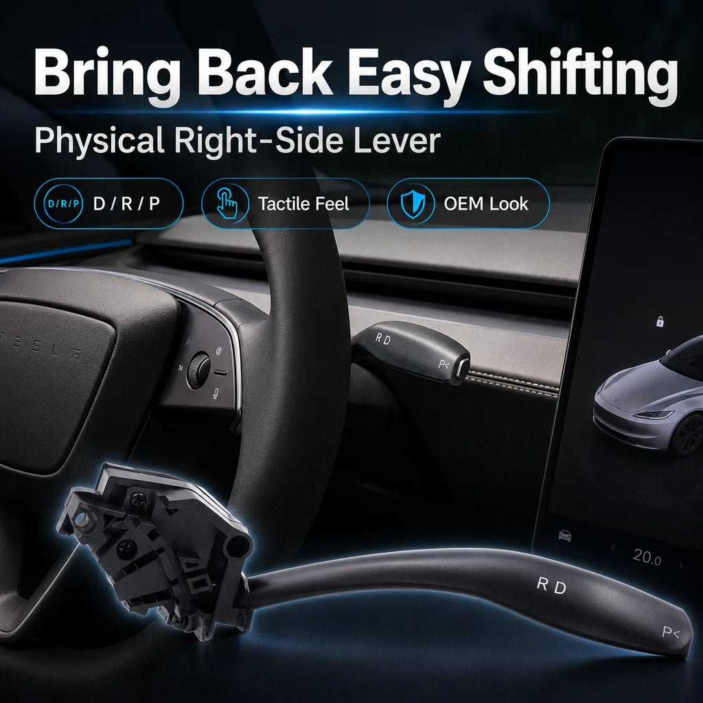 Physical Gear Shift Stalk for Tesla Model 3 Highland & Model Y Gear Stalk Retrofit Kit QXL