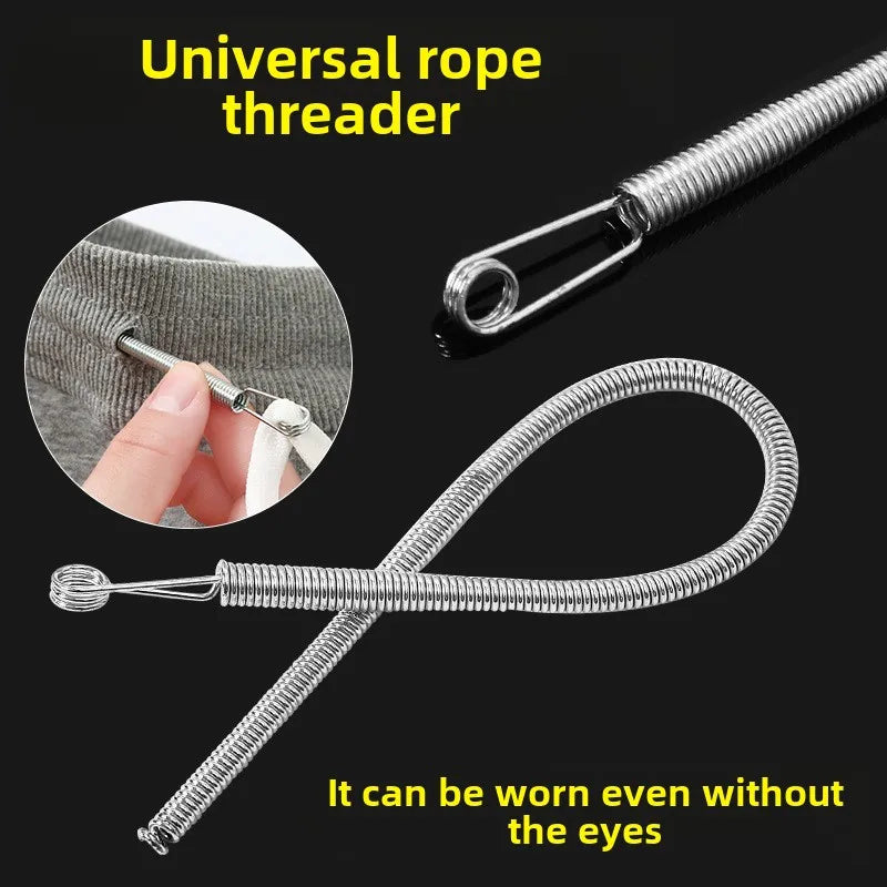 Bendable Spring Drawstring Threader for Elastic & Lace Cords Drawstring Threader Tool QXL