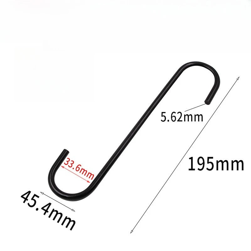 2-Pack S-Hook Brake Caliper Hangers with Rubber Tips Brake Caliper Hook QXL
