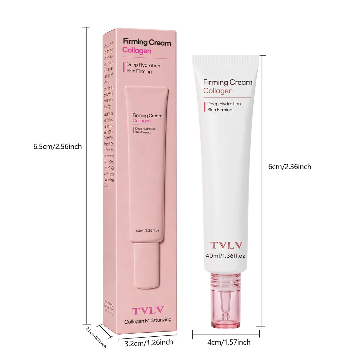 TVLV Collagen Firming Cream | Anti-Aging Deep Hydration 40ml Collagen Face Cream QXL