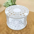 Makeup Brush & Pen Organizer | Multi-Compartment Desk Holder Makeup Brush Organizer QXL WH