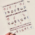 5D Kawaii Panda Bamboo Nail Art Stickers | Self-Adhesive Decals