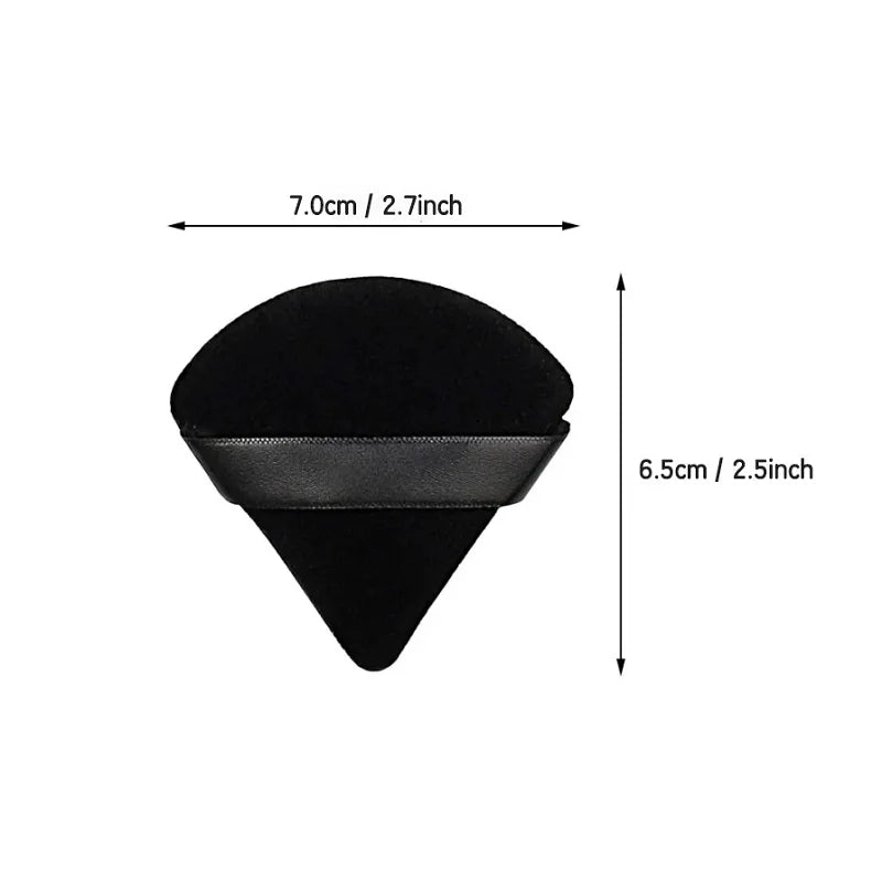 Triangular Powder Puff Set | Wet & Dry Sponge for Precise Makeup Makeup Powder Puff QXL