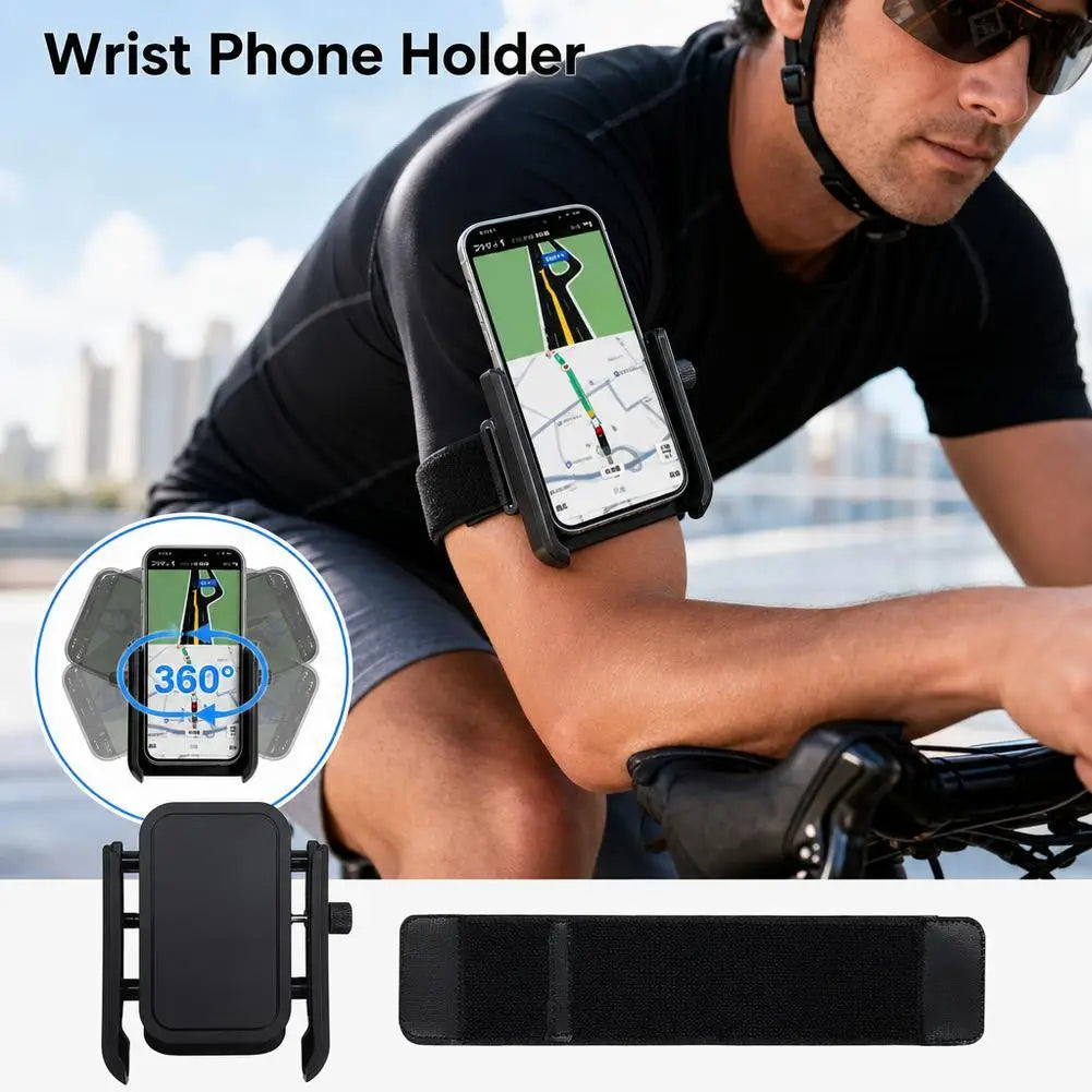 360° Rotating Wristband Phone Holder for Running & Hiking Sports Phone Armband QXL