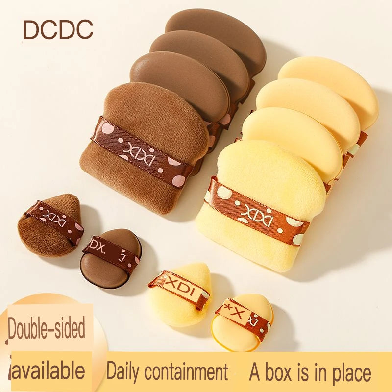 Air Cushion Powder Puff Set – Soft Dry & Wet Sponge Puffs (6pc) Makeup Sponge Puff Set QXL