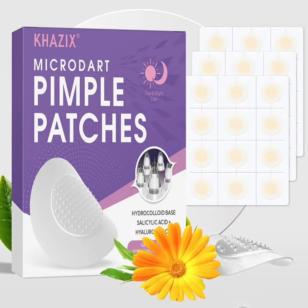 24-Pack Invisible Microneedle Blemish Patches for Face Spots Microneedle Blemish Patches QXL