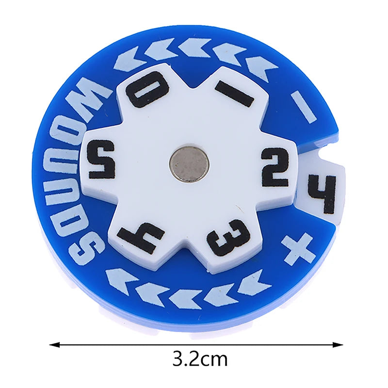 32mm Acrylic Counter Token | 0–59 Board Game Score Tracker Board Game Counter QXL