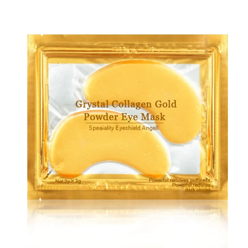 50-Pair Gold Collagen Eye Masks – Hydrating Anti-Aging Patches Eye Mask Patches QXL