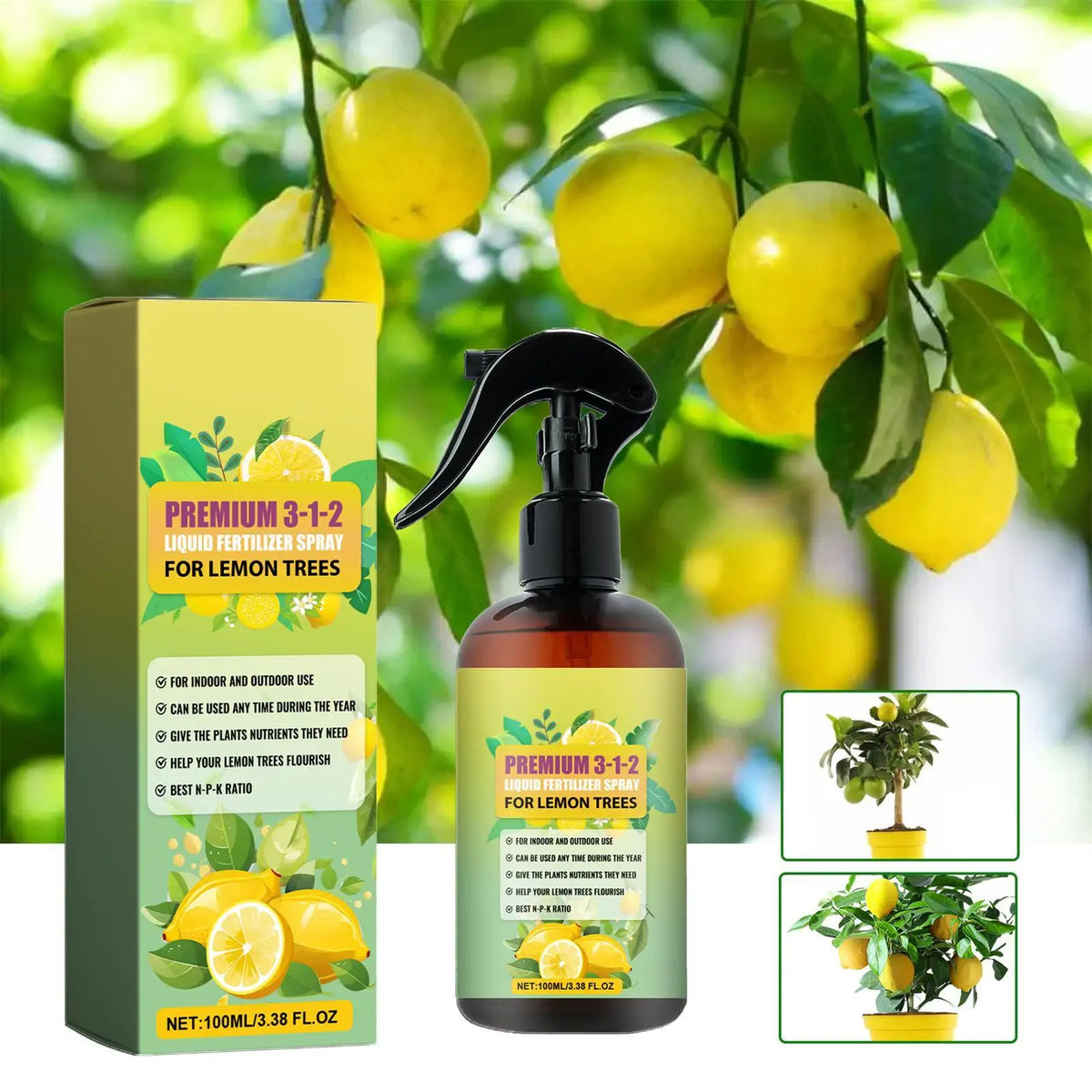 Liquid Plant Fertilizer Spray | Concentrated Growth Mist 100ml Liquid Plant Fertilizer QXL 100ml