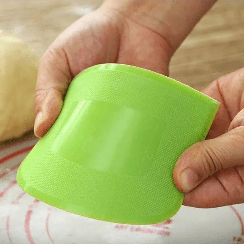 2-Pack Plastic Cake Spatula & Dough Scraper | Baking Tool Set Dough Scraper Set QXL