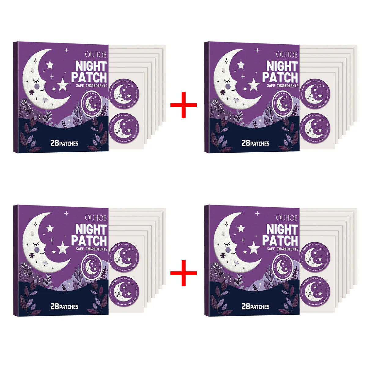 OUHOE Sleep Patches | Natural Herbal Plasters for Restful Sleep Herbal Sleep Patches QXL 112pcs boxed