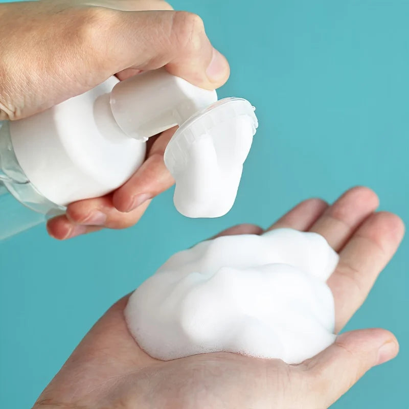 Foam Pump Dispenser Bottle & Silicone Brush | 100–200ml Foam Pump Dispenser QXL