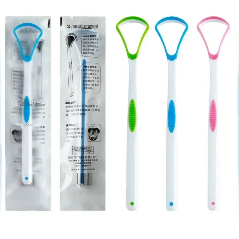 Tongue Scraper Cleaner for Adults & Kids | Fresh Breath Tongue Scraper QXL