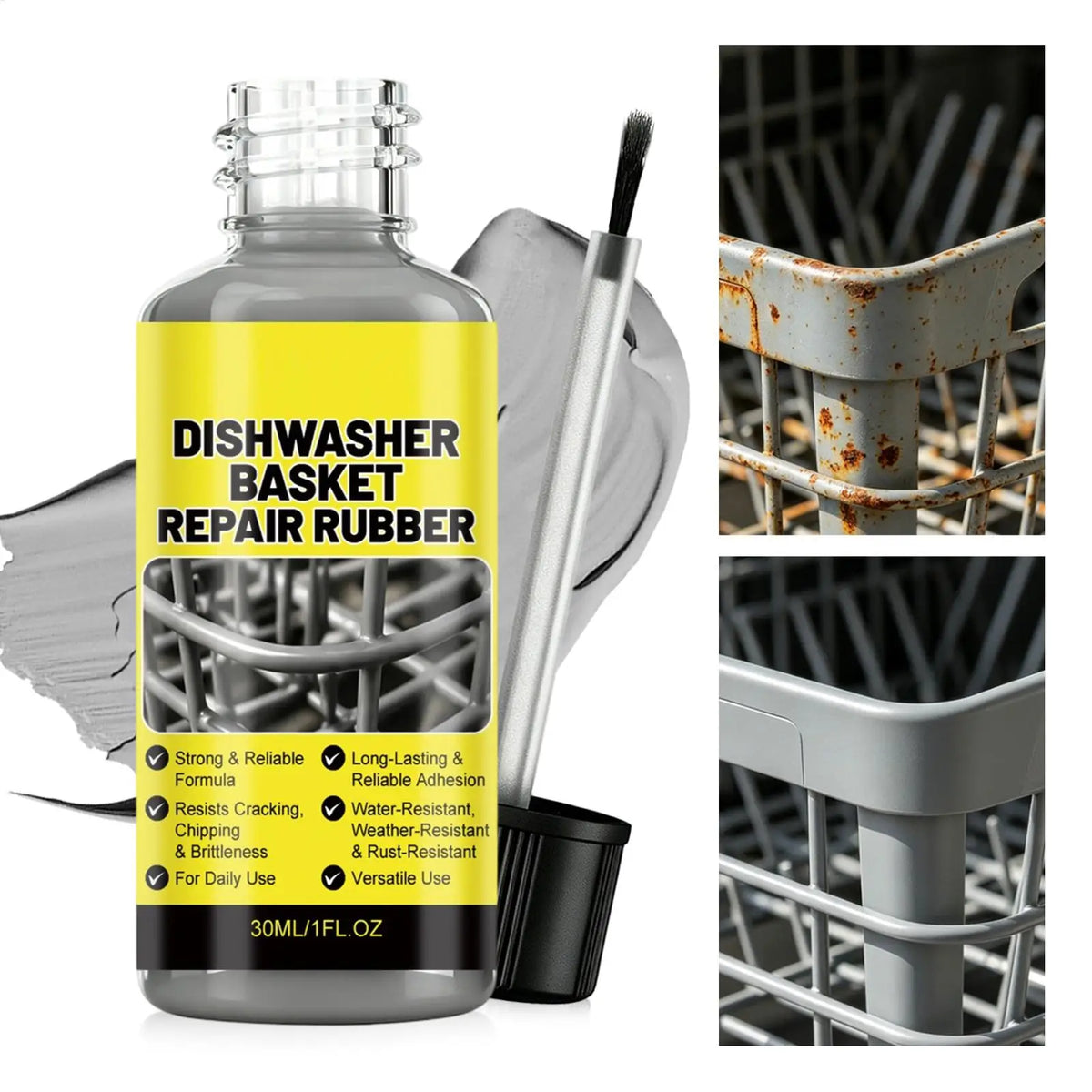 30ml Dishwasher Rack Repair Coating | Waterproof Rust-Proof Rack Repair Coating QXL
