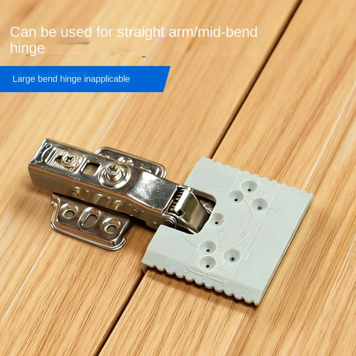 Door Hinge Jig Installation Template | Magnetic ABS Drill Guide Hinge Installation Jig QXL