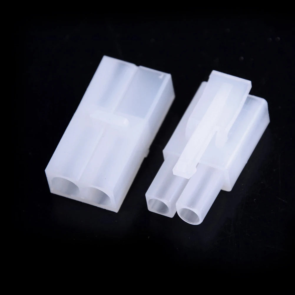 10-Pair Big White Tamiya Connector Plugs | RC LiPo NiMh ESC RC Battery Connector QXL