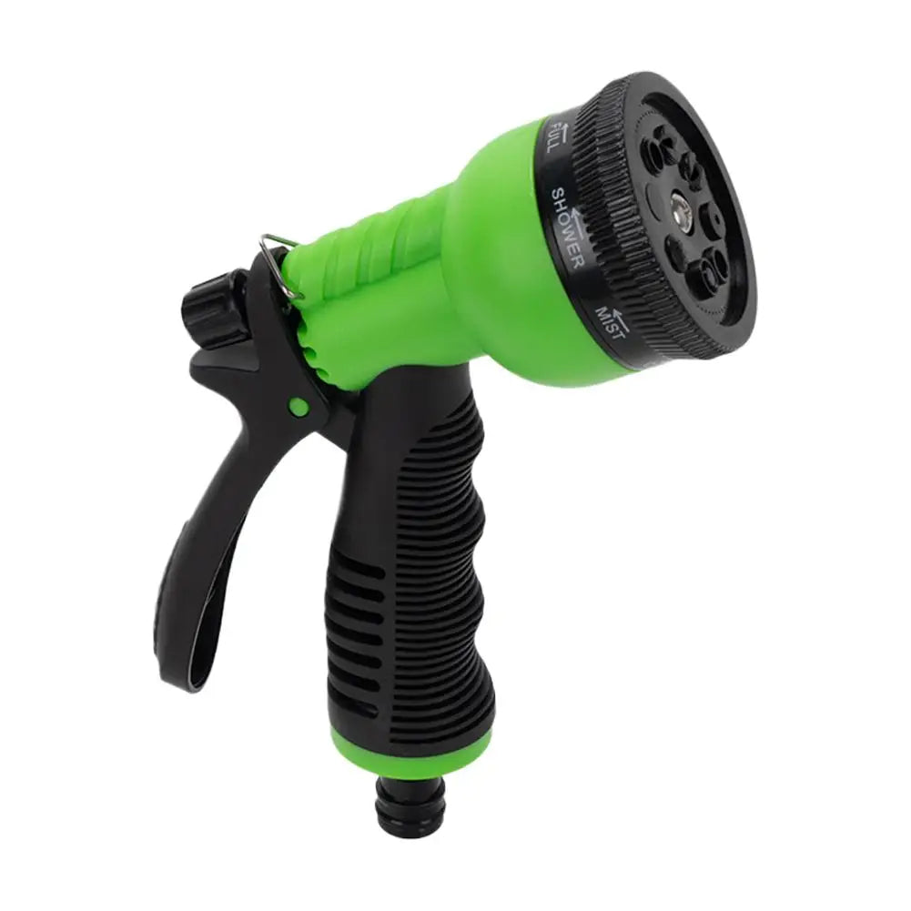 360° Garden Hose Nozzle Sprayer | Multi-Pattern Water Gun Garden Hose Nozzle QXL Grass green
