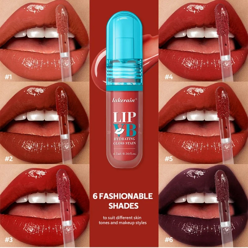 Lakerain Hydrating Lip Gloss Stain | 12HR Moisture & Colour Lip Gloss Stain QXL
