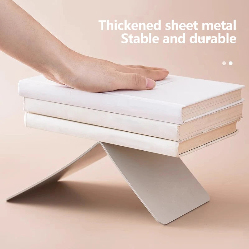 L-Shaped Bookends Desktop Organizer | Minimalist Book Stand Desktop Book Organizer QXL