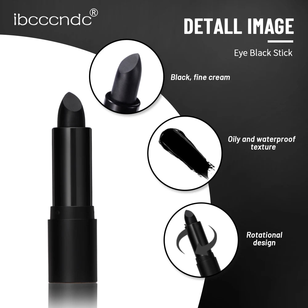 ibcccndc Black Body Paint Stick | Lip, Eye & Face Makeup Body Paint Stick QXL