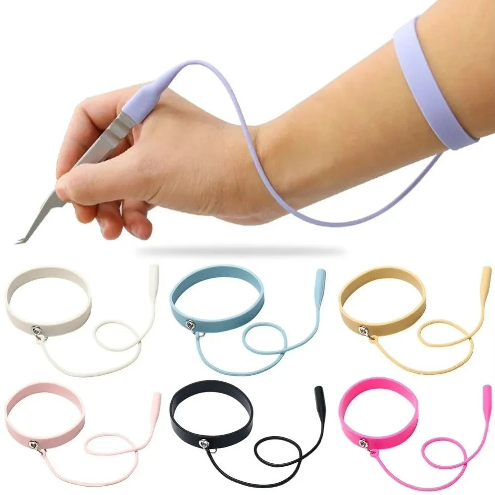 Silicone Tweezer Wrist Strap Protector for Lash Extensions Tweezer Wrist Strap QXL