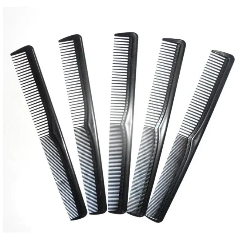 5-Pack Wide Tooth Carbon Fiber Hair Combs | Heat Resistant Hair Styling Comb QXL