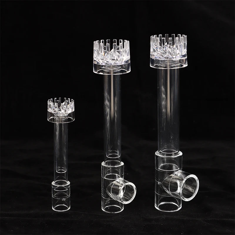 Clear Acrylic Lily Pipe Skimmer Set | Aquarium Filter Pipes Aquarium Filter Pipes QXL