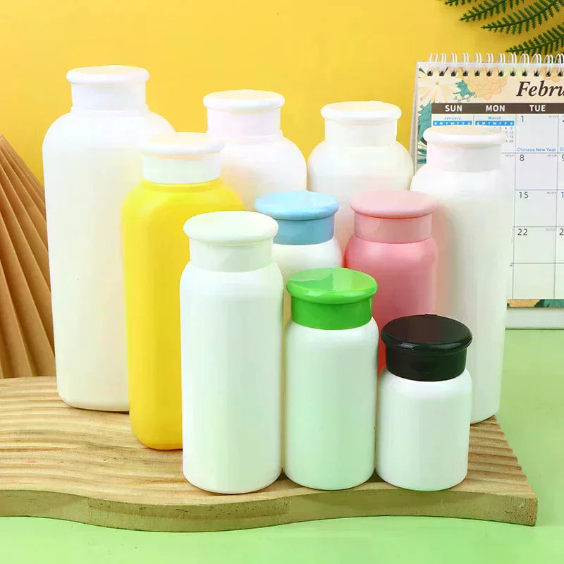 Refillable Flip-Top Powder Dispenser Bottle | Sifter 30–300g Powder Dispenser Bottle QXL