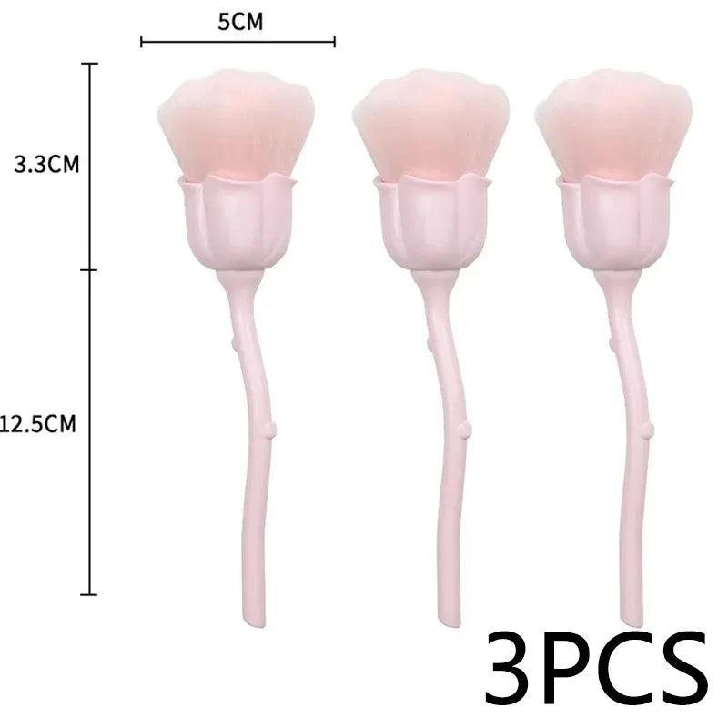 Rose Design Nail Art Brush Set | Floral Gel Painting Tools Nail Art Brush Set QXL