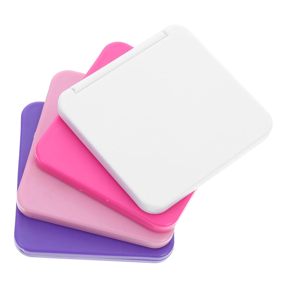 4-Pack Foldable Double-Sided Compact Travel Makeup Mirror Compact Makeup Mirror QXL Default Title