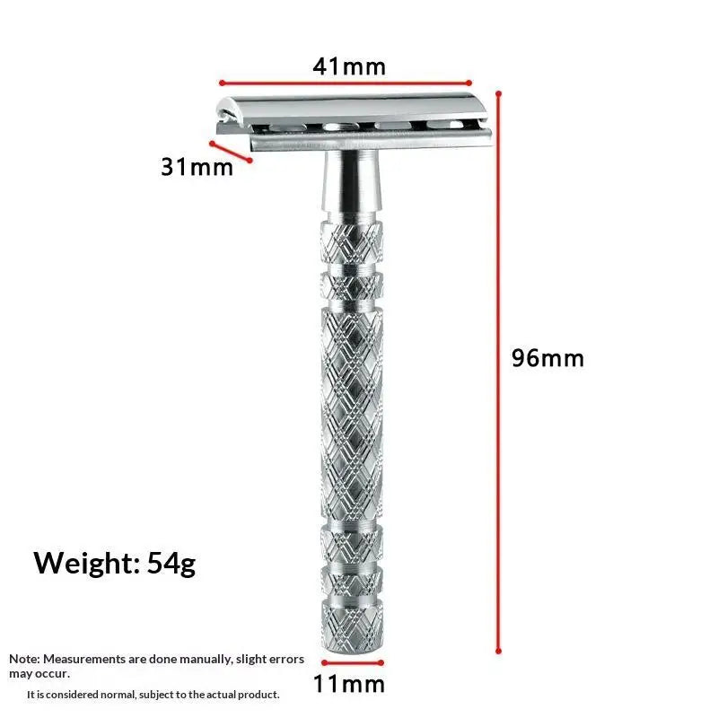 Butterfly Open Safety Razor | Long Handle Double-Edge Men Safety Razor QXL