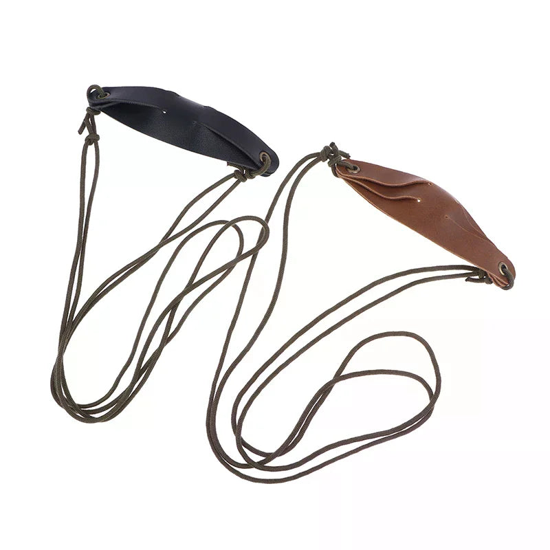 Handmade Leather Shepherd Sling | Outdoor Throwing Sling Sport Leather Throwing Sling QXL