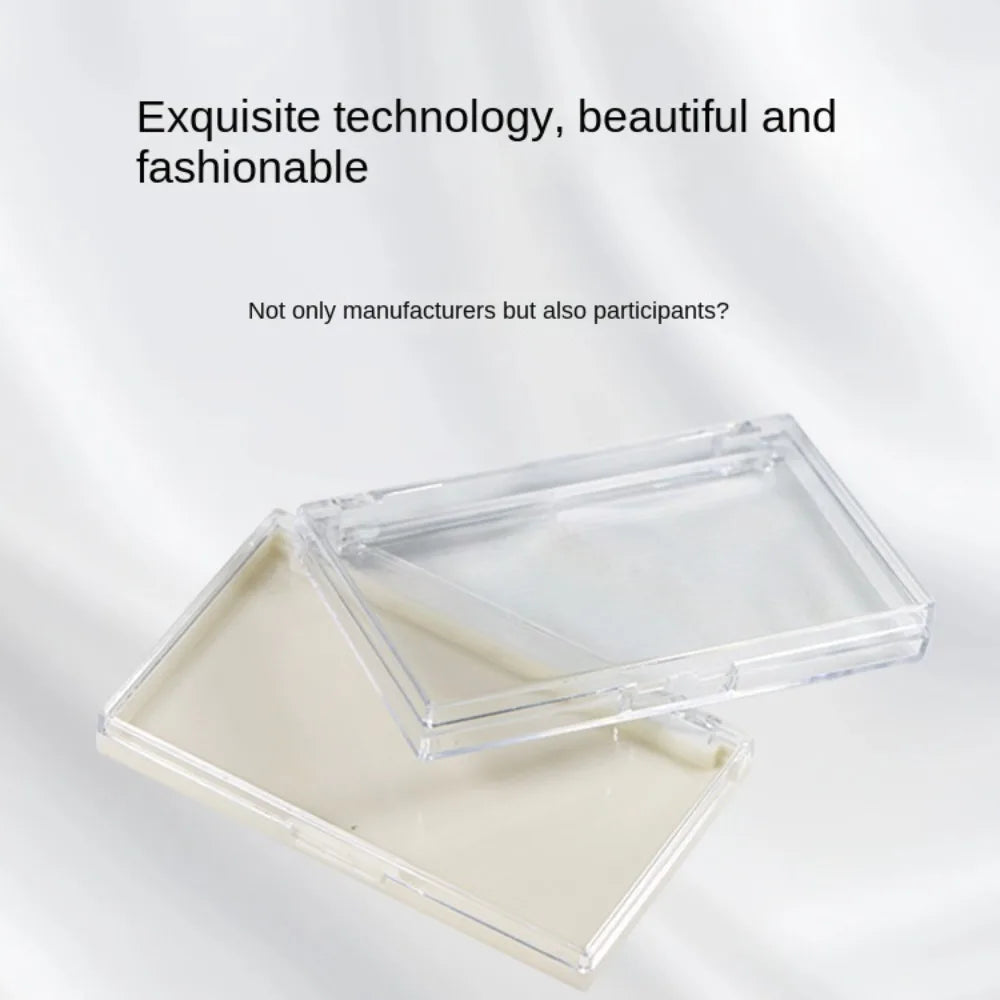 Clear Plastic Eyelash Storage Box | Transparent Square Case Eyelash Storage Case QXL