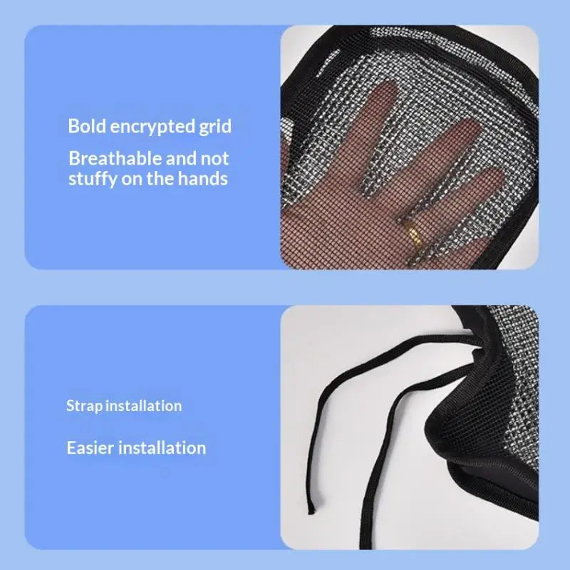 Summer Motorcycle Handlebar Muffs – Mesh Sun Protection Gloves Handlebar Muffs QXL