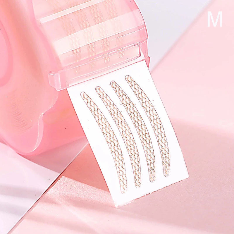 Invisible Double Eyelid Tape Strips 360/600-Pc | Lace Fiber Eyelid Tape Strips QXL 360Pcs M