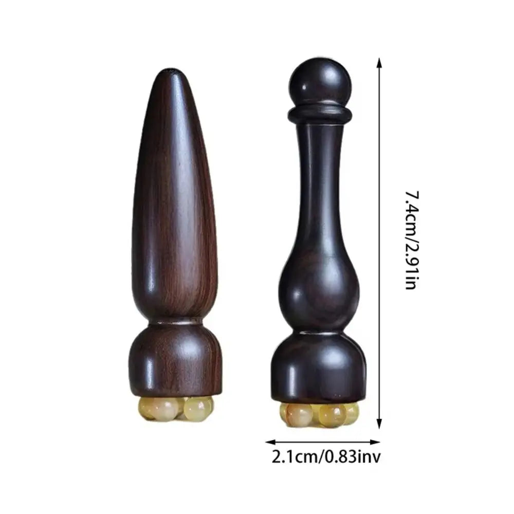 Sandalwood Gua Sha Facial Massager | Lotus Pod Wooden Tool Gua Sha Facial Tool QXL