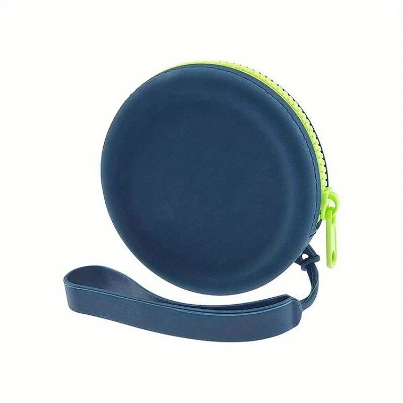 Silicone Dog Treat Training Pouch & Coin Purse with Lanyard Dog Treat Pouch QXL Dark blue