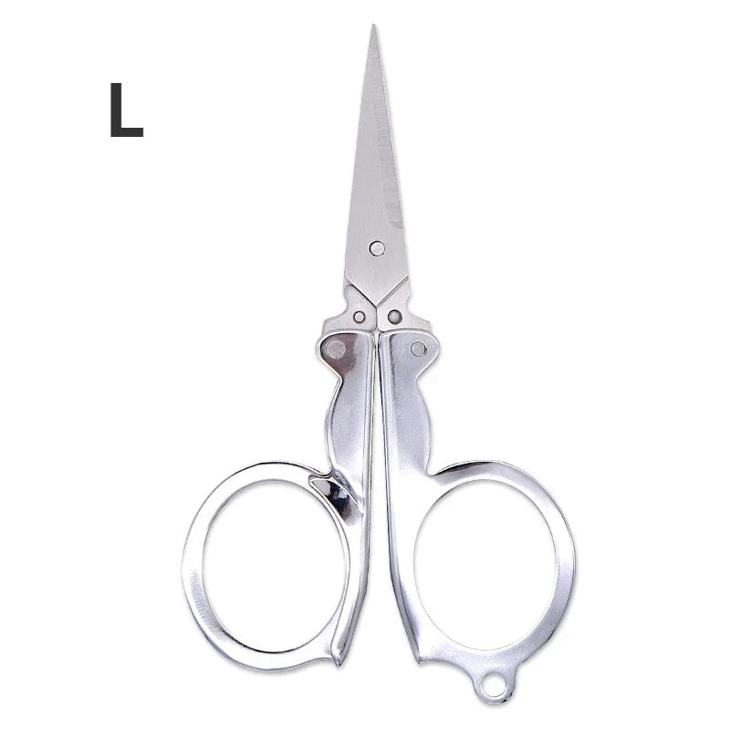 Mini Folding Pocket Scissors | Travel Craft & Thread Cutter Mini Folding Scissors QXL L-1Pcs