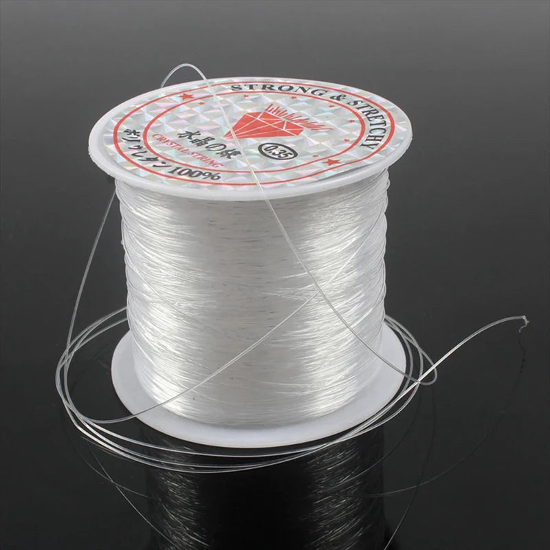 40m Clear Invisible Nylon Thread | Balloon & Party Decor Wire Craft Nylon Thread QXL 40m