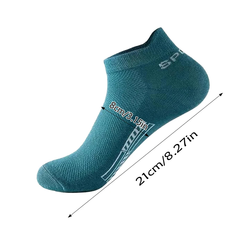 10-Pack Breathable Low Cut Sports Socks | Running & Gym Athletic Socks QXL