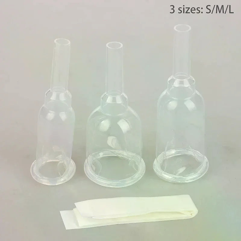 Silicone Male External Catheter Self-Adhesive | S M L External Catheter QXL