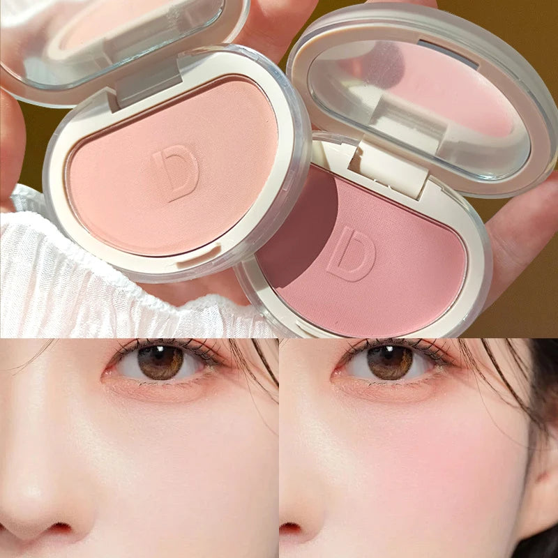 Monochrome Blush Powder | Highlighter & Natural Glow Finish Blush Setting Powder QXL