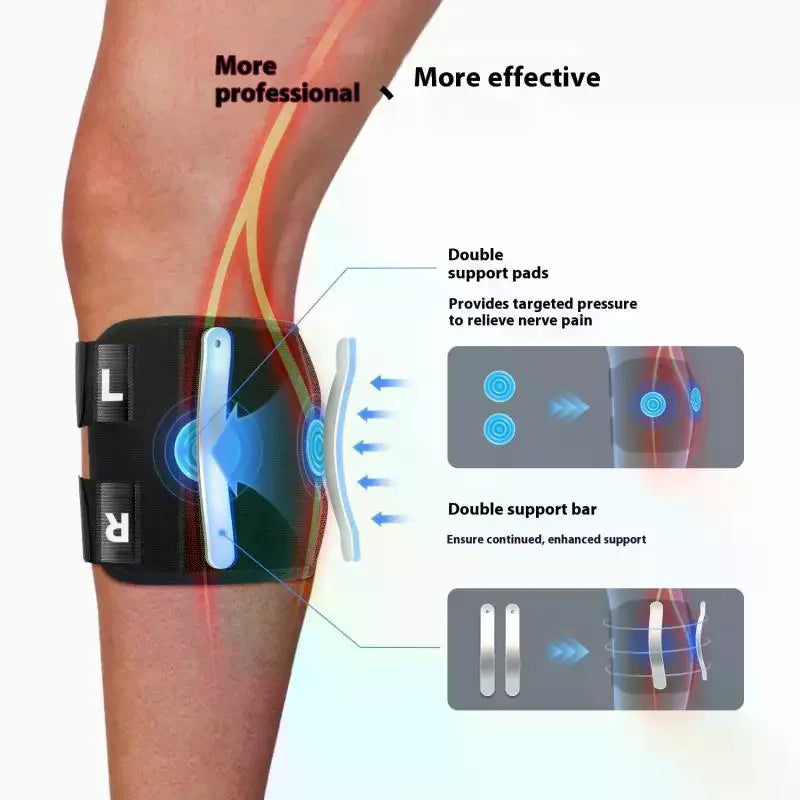 Adjustable Calf Leg Brace | Dual Pressure Pads Compression Leg Compression Brace QXL