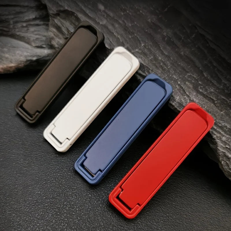Mini Metal Folding Phone Stand | Adhesive Invisible Desk Holder Phone Stand QXL 4pcs